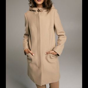 Babaton, Pearce hooded Wool-cashmere Coat.